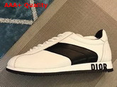 Diorun Trainer in White Calfskin Leather Replica
