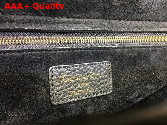 Lady Dior Tote Bag in Black Grained Calfskin Replica