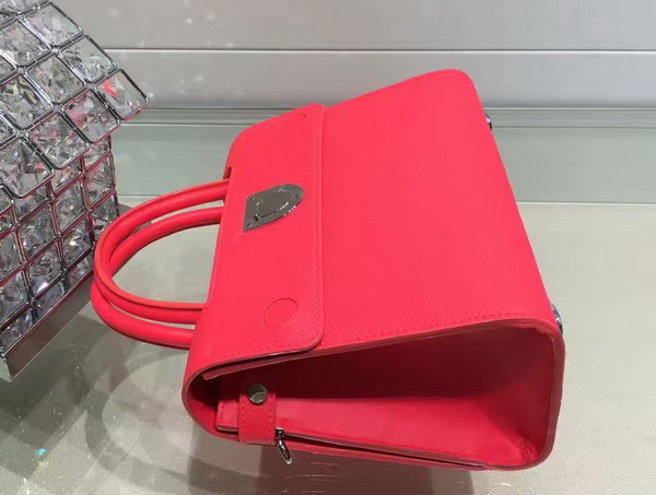 Mini Diorever Bag in Fluorescent Goji Pink Bullcalf Leather for Sale