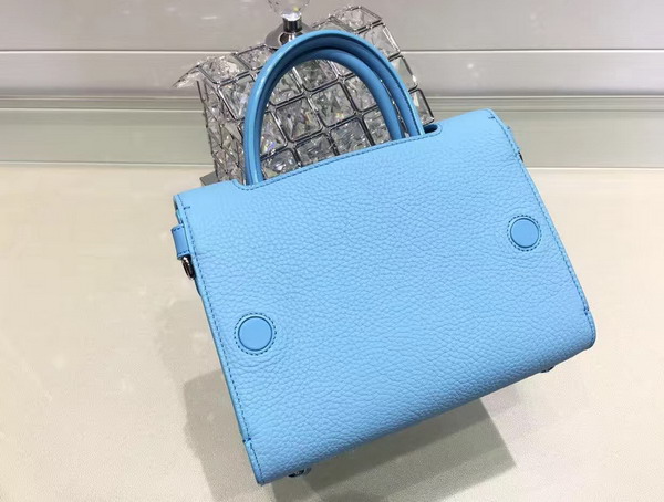 Mini Diorever Bag in Light Blue Bullcalf Leather for Sale