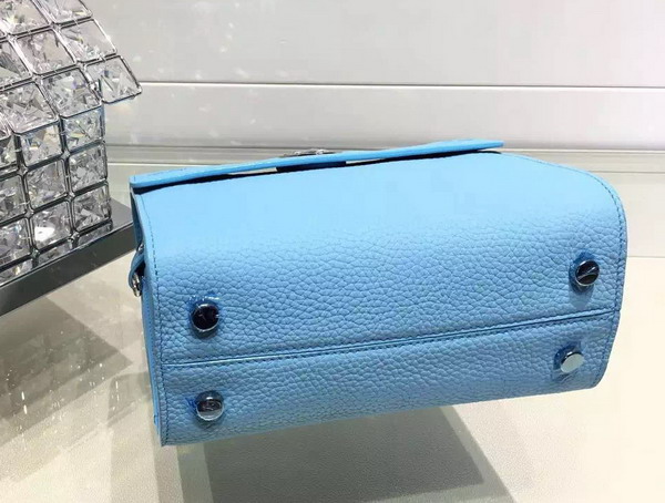 Mini Diorever Bag in Light Blue Bullcalf Leather for Sale