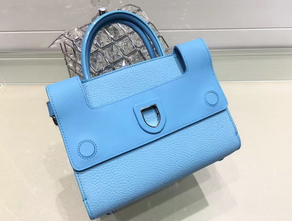 Mini Diorever Bag in Light Blue Bullcalf Leather for Sale