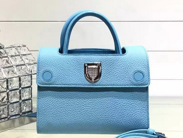 Mini Diorever Bag in Light Blue Bullcalf Leather for Sale