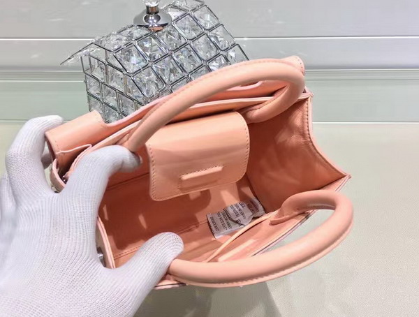 Mini Diorever Bag in Nude Pink Bullcalf Leather for Sale