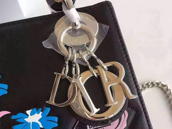 Mini Lady Dior Bag Black Calfskin for Sale