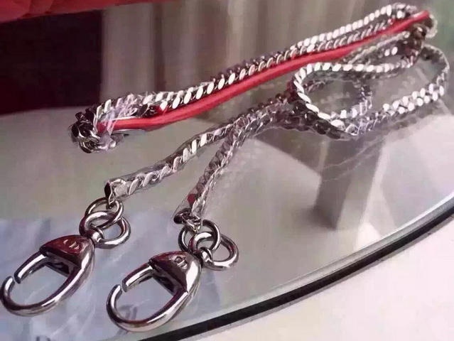 Mini Lady Dior Bag Red Lambskin Silver Hardware for Sale