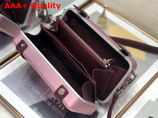 Pink Dior and Rimowa Aluminum Personal Clutch On Strap Replica