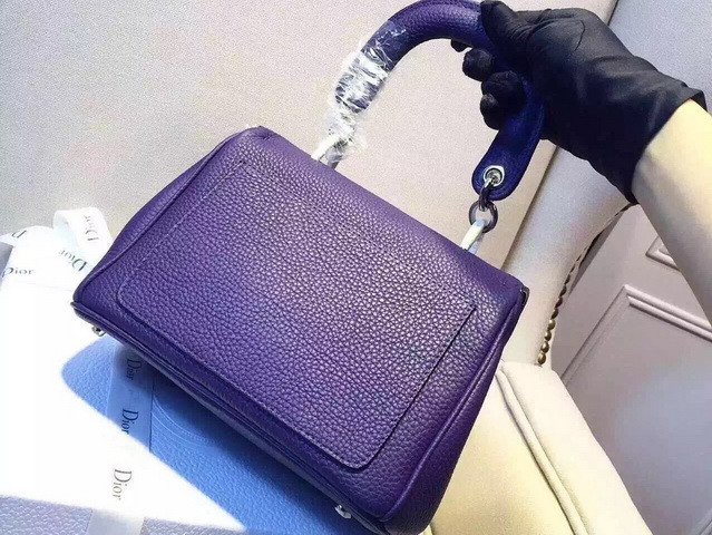 Small Be Dior Bag Purple Bullcalf Leather for Sale
