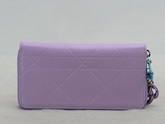 lady dior escapade wallet in lavanda patent leather for Sale