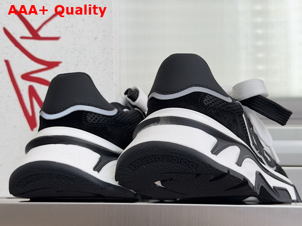 DG Country Road Nylon and Leather Sneakers Multicolor Black and White Replica