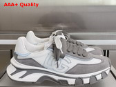 DG Country Road Nylon and Leather Sneakers Multicolor White and Grey Replica