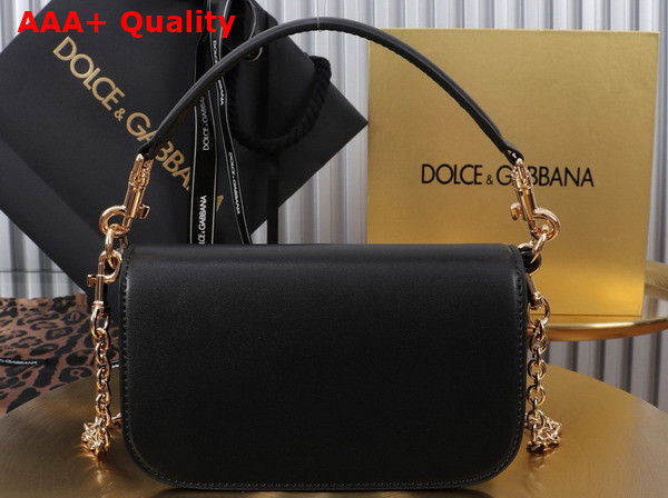 Dolce Gabbana 35 Crossbody Bag in Black Calfskin Replica