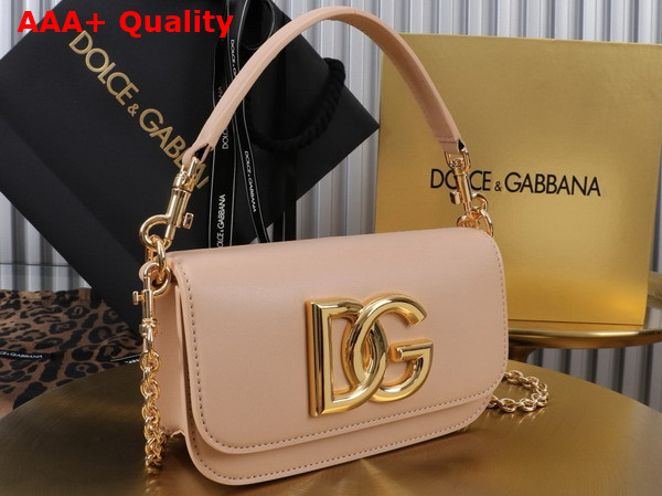 Dolce Gabbana 35 Crossbody Bag in Pink Calfskin Replica