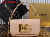 Dolce Gabbana 35 Crossbody Bag in Pink Calfskin Replica