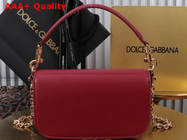 Dolce Gabbana 35 Crossbody Bag in Red Calfskin Replica