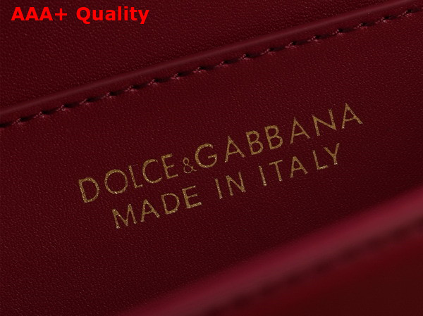 Dolce Gabbana 35 Crossbody Bag in Red Calfskin Replica