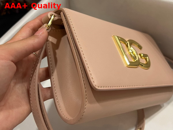 Dolce Gabbana Calfskin 3 5 Clutch Light Pink Replica