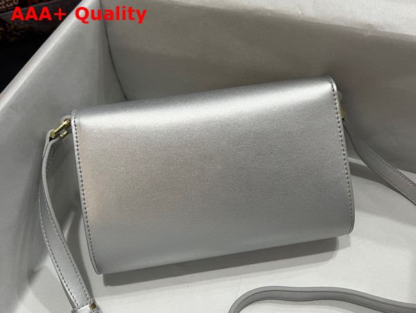 Dolce Gabbana Calfskin 3 5 Clutch Silver Replica
