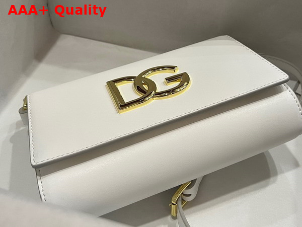 Dolce Gabbana Calfskin 3 5 Clutch White Replica