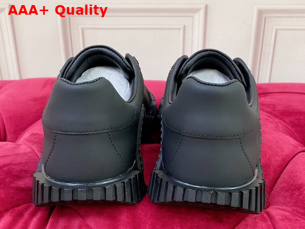 Dolce Gabbana Calfskin NS1 Sneakers with DG Logo Black Replica
