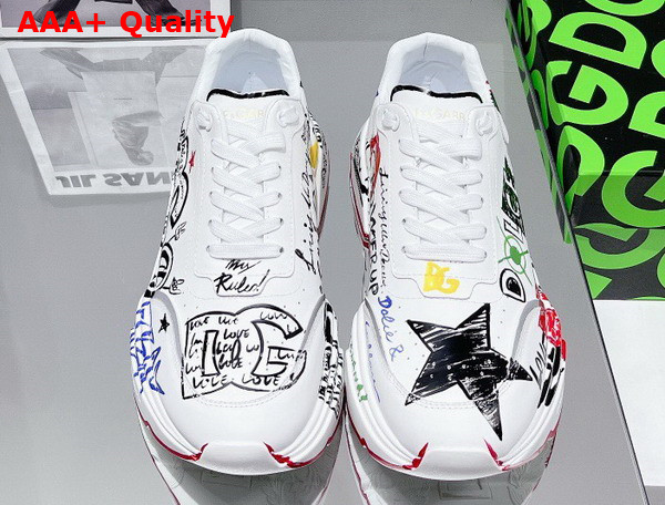 Dolce Gabbana Calfskin Nappa Daymaster Sneakers Multicolor CK1791B596580995 Replica