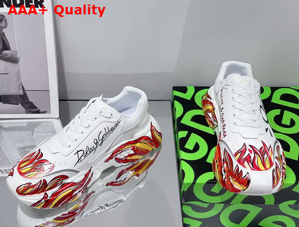 Dolce Gabbana Calfskin Nappa Daymaster Sneakers Multicolor CS1791B596380995 Replica