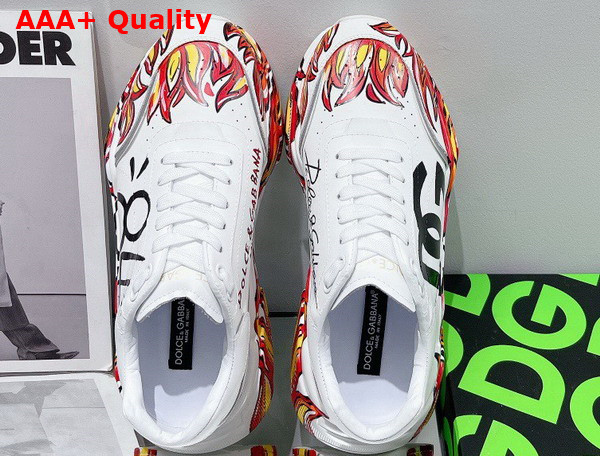 Dolce Gabbana Calfskin Nappa Daymaster Sneakers Multicolor CS1791B596380995 Replica