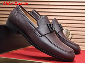 Dolce Gabbana Calfskin Slippers in Brown for Men Replica