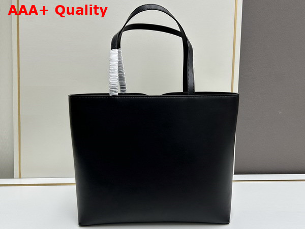 Dolce Gabbana Medium Calfskin DG Logo Bag Shopper in Black Replica