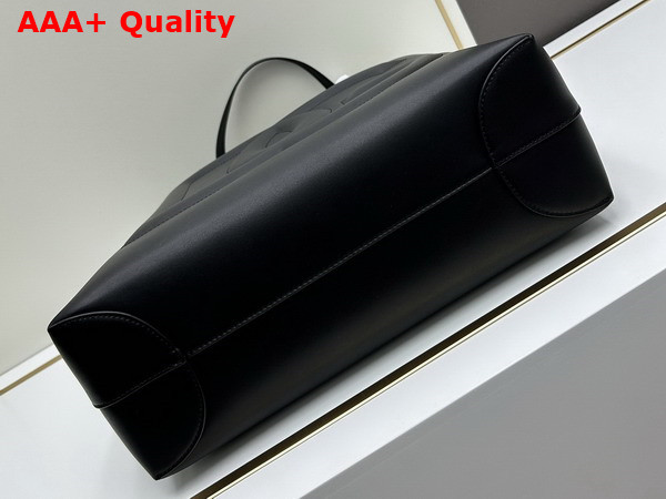 Dolce Gabbana Medium Calfskin DG Logo Bag Shopper in Black Replica