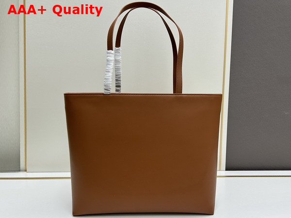Dolce Gabbana Medium Calfskin DG Logo Bag Shopper in Brown Replica