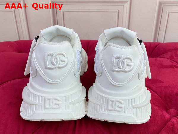 Dolce Gabbana Mixed Material Airmaster Sneakers White Replica