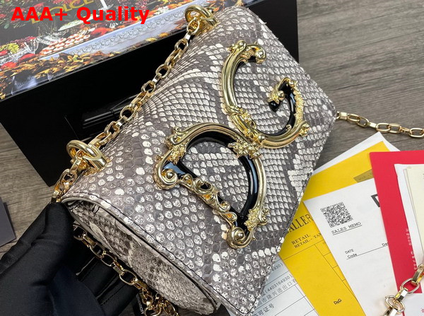 Dolce Gabbana Python Skin DG Girls Shoulder Bag Replica