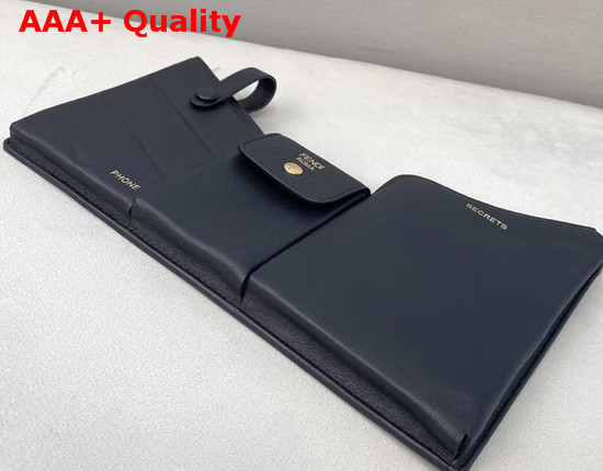 Fendi 3 Pocket Mini Bag in Black Calf Leather Replica