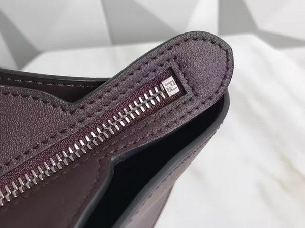 Fendi 3Jours Burgundy Leather Shopper Bag with Studs For Sale