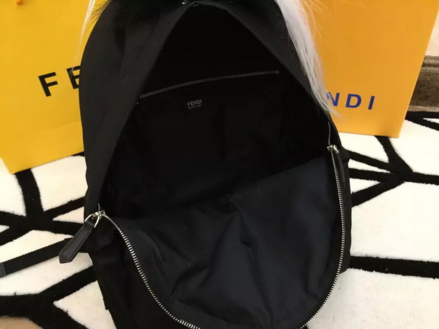 Fendi Bag Bugs Mini Backpack In Black Nylon for Sale