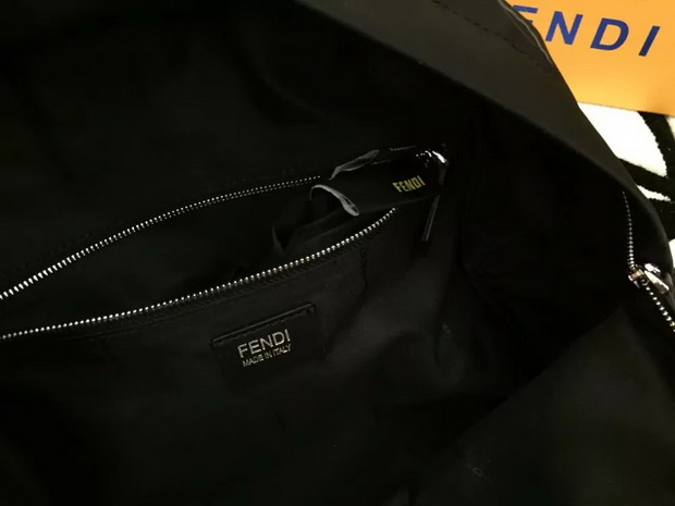 Fendi Bag Bugs Mini Backpack In Black Nylon for Sale