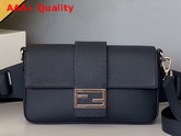 Fendi Baguette Blue Leather Bag Replica
