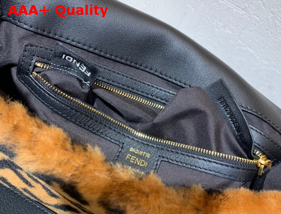 Fendi Baguette Brown Sheepskin Bag Replica