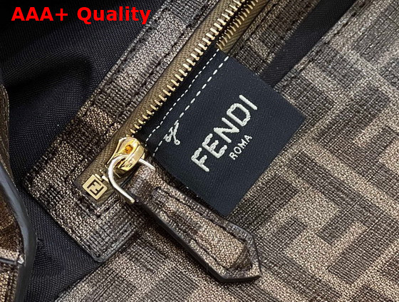 Fendi Baguette FF Glazed fabric Bag with Inlay Multicolor Replica