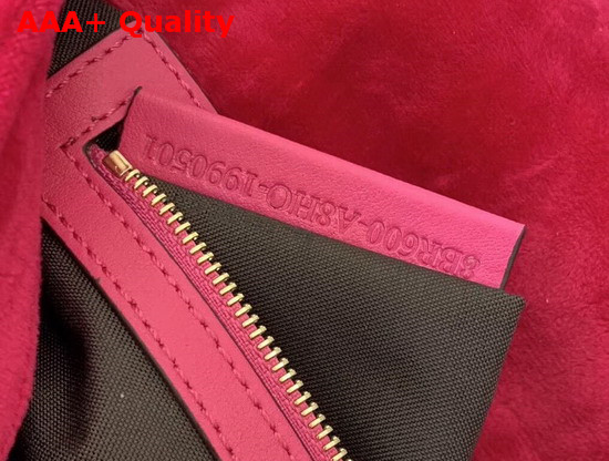 Fendi Baguette Fuchsia Velvet Bag Replica