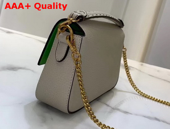 Fendi Baguette Mini Bag in Beige Romano Leather Replica