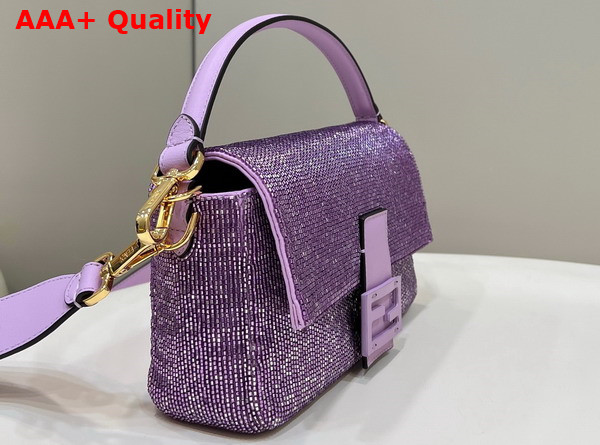 Fendi Baguette Re Edition Bag in Lilac Beads Replica