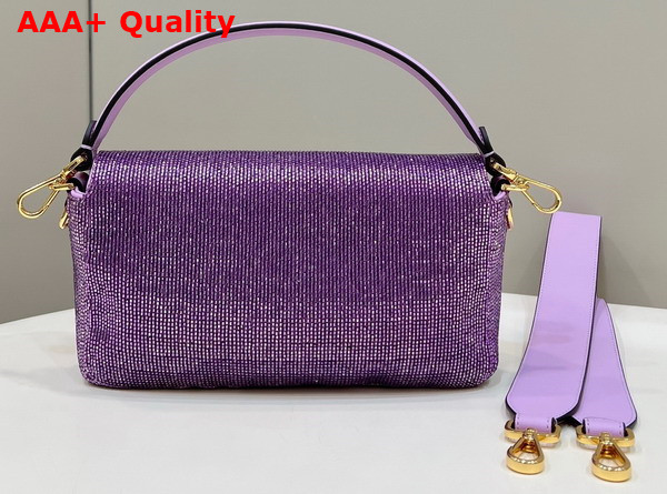 Fendi Baguette Re Edition Bag in Lilac Beads Replica
