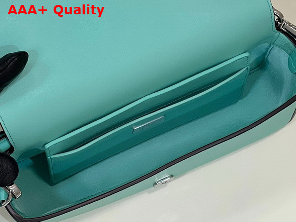 Fenid Baguette Tiffany Blue Leather Bag Replica