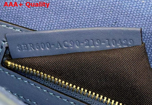 Fendi Baguette in Blue Canvas with FF Embroidery Replica