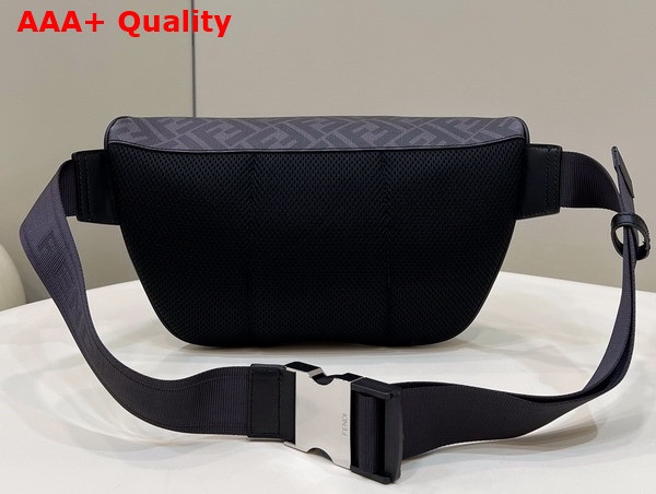 Fendi Belt Bag Black FF Fabric Belt Bag Replica