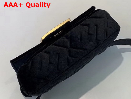 Fendi Belt Bag Black Velvet Mini Bag Replica