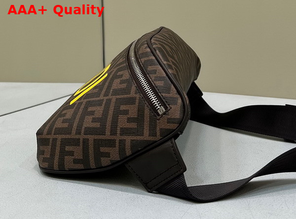Fendi Belt Bag Brown FF Fabric Belt Bag Replica