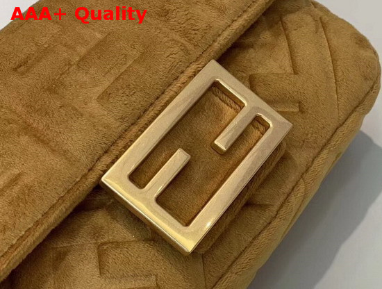 Fendi Belt Bag Brown Velvet Mini Bag Replica